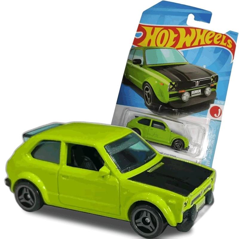 Carrinho Hotwheels 73 Honda Civic Custom Verde J Imports - Mattel